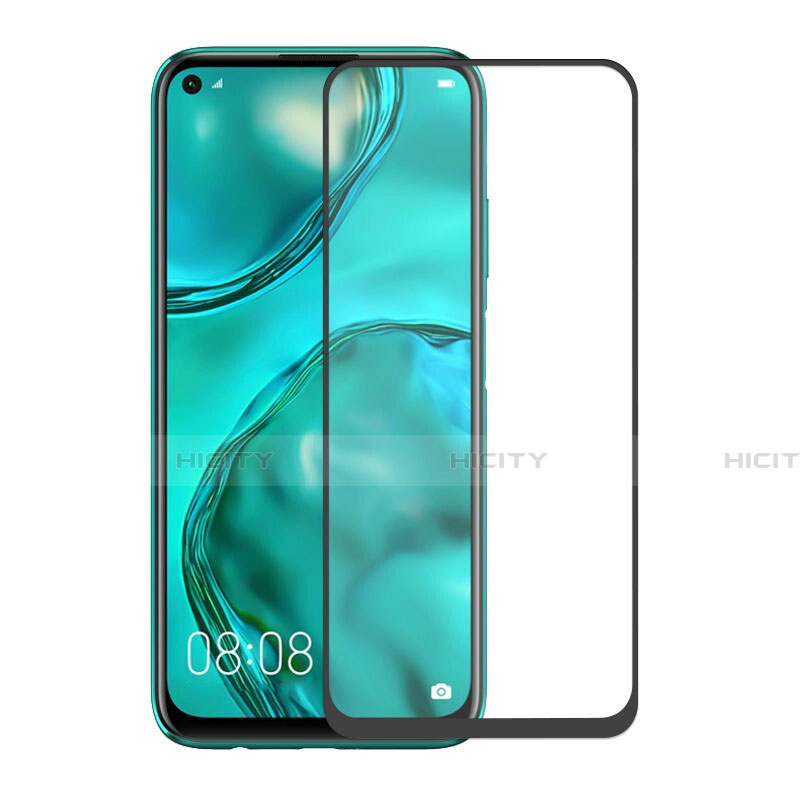 Pellicola in Vetro Temperato Protettiva Integrale Proteggi Schermo Film F06 per Huawei Nova 6 SE Nero