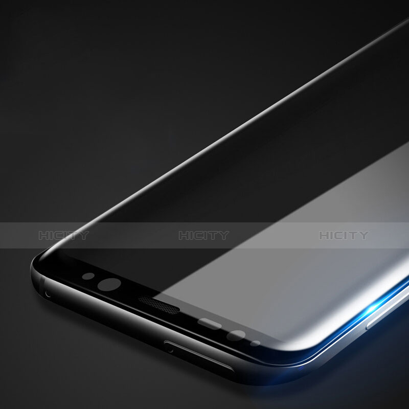 Pellicola in Vetro Temperato Protettiva Integrale Proteggi Schermo Film F07 per Samsung Galaxy S8 Plus Nero