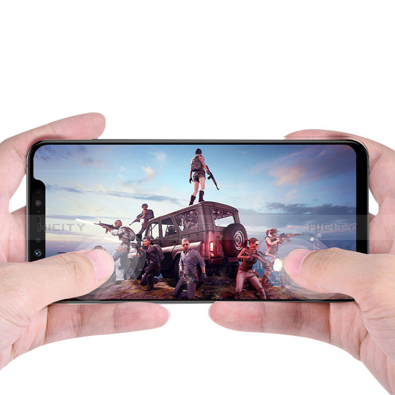Pellicola in Vetro Temperato Protettiva Integrale Proteggi Schermo Film F07 per Xiaomi Mi 8 Nero