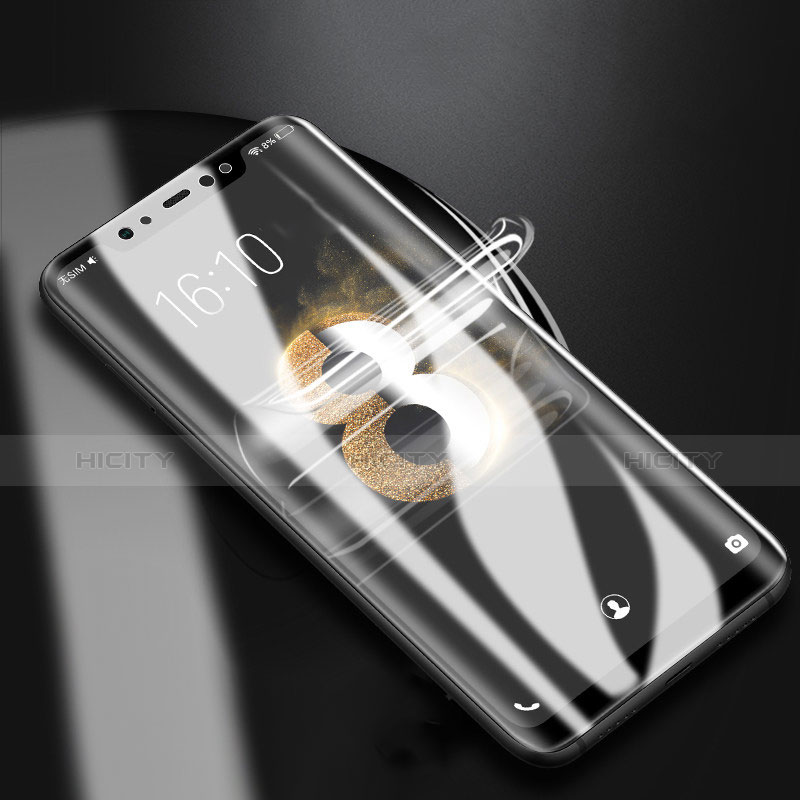 Pellicola in Vetro Temperato Protettiva Integrale Proteggi Schermo Film F09 per Xiaomi Mi 8 Nero
