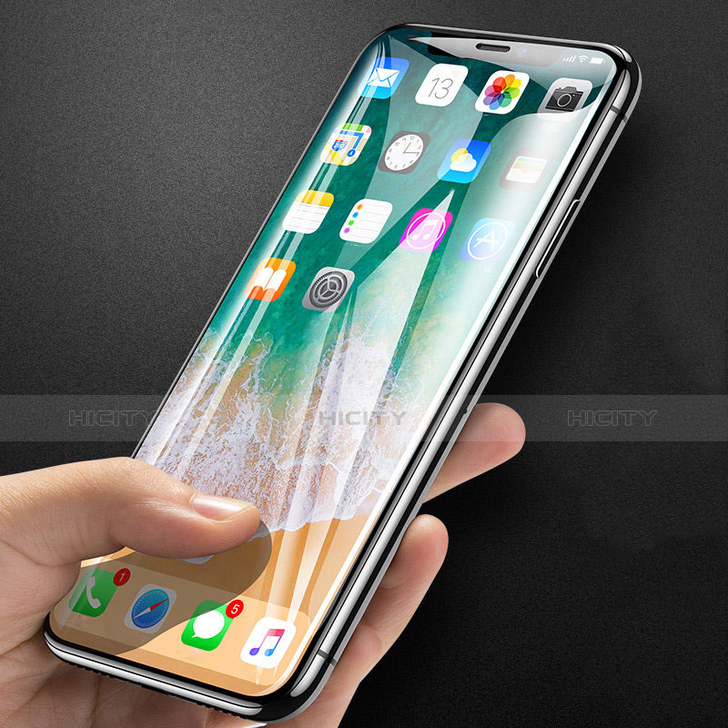 Pellicola in Vetro Temperato Protettiva Integrale Proteggi Schermo Film P05 per Apple iPhone Xs Nero