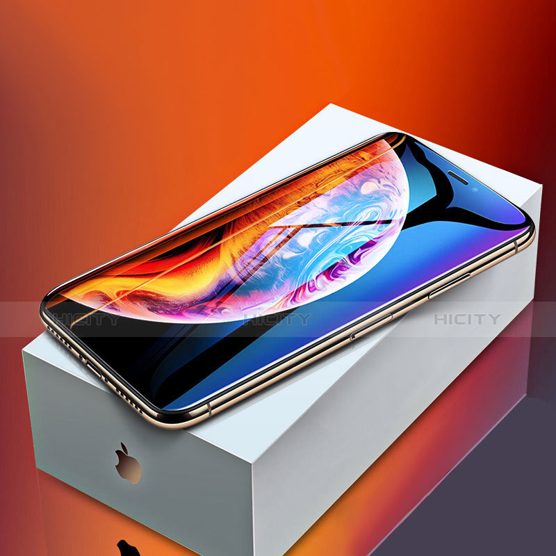 Pellicola in Vetro Temperato Protettiva Integrale Proteggi Schermo Film P07 per Apple iPhone Xs Nero