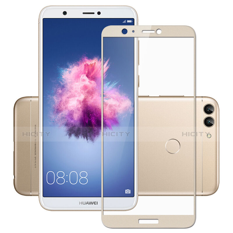 Pellicola in Vetro Temperato Protettiva Integrale Proteggi Schermo Film per Huawei Enjoy 7S Oro