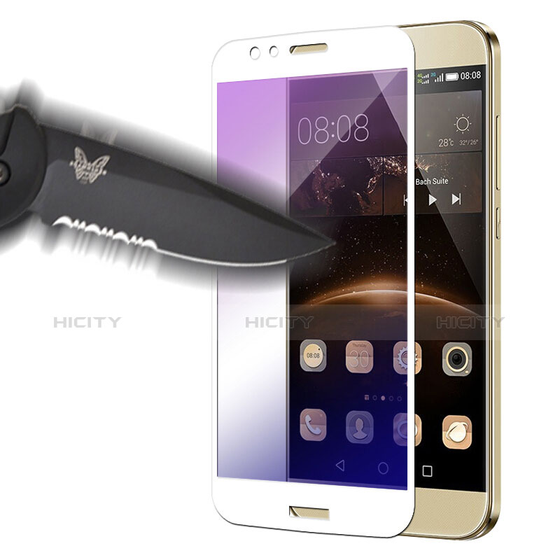 Pellicola in Vetro Temperato Protettiva Integrale Proteggi Schermo Film per Huawei G7 Plus Bianco