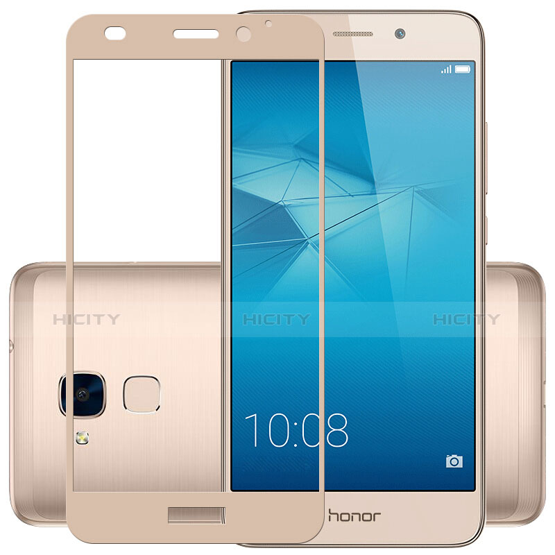 Pellicola in Vetro Temperato Protettiva Integrale Proteggi Schermo Film per Huawei Honor 7 Lite Oro