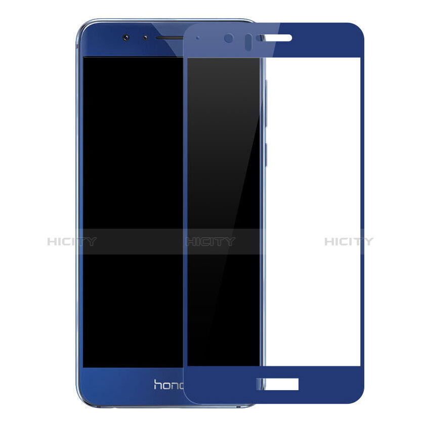 Pellicola in Vetro Temperato Protettiva Integrale Proteggi Schermo Film per Huawei Honor 8 Blu