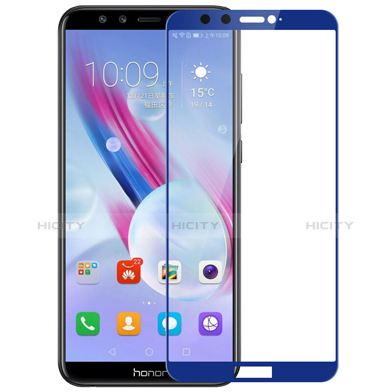 Pellicola in Vetro Temperato Protettiva Integrale Proteggi Schermo Film per Huawei Honor 9 Lite Blu