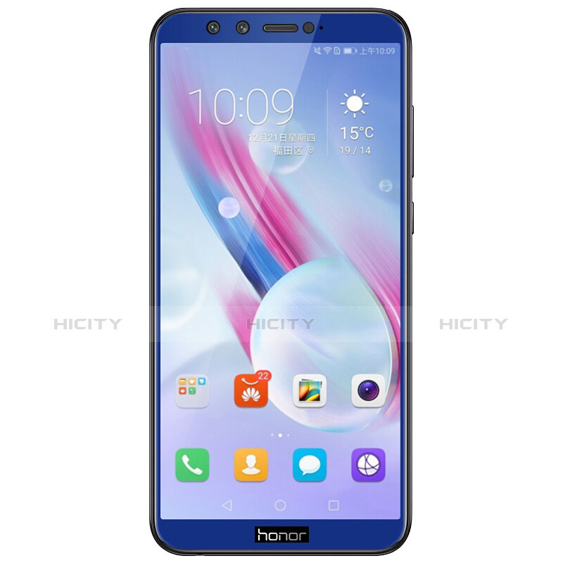 Pellicola in Vetro Temperato Protettiva Integrale Proteggi Schermo Film per Huawei Honor 9 Lite Blu