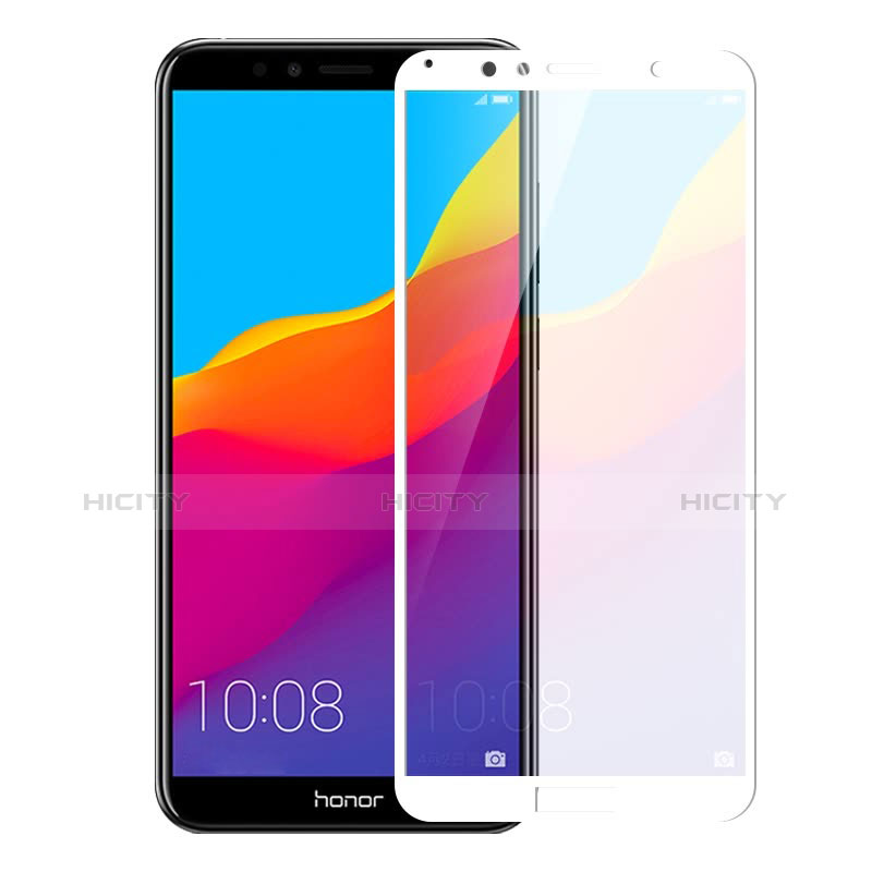 Pellicola in Vetro Temperato Protettiva Integrale Proteggi Schermo Film per Huawei Honor Play 7A Bianco