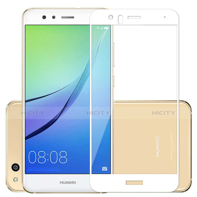 Pellicola in Vetro Temperato Protettiva Integrale Proteggi Schermo Film per Huawei P10 Lite Bianco