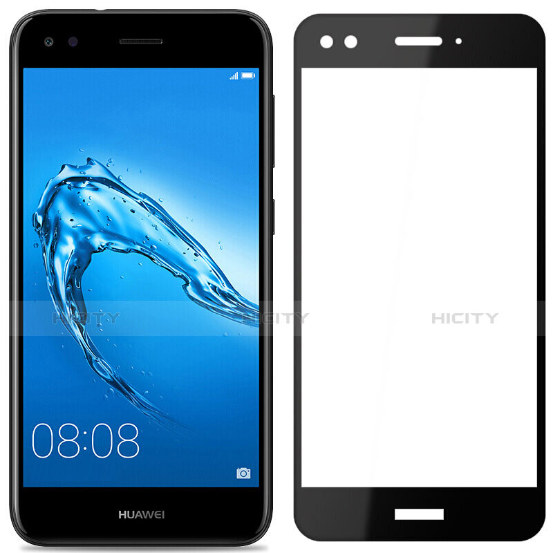 Pellicola in Vetro Temperato Protettiva Integrale Proteggi Schermo Film per Huawei P9 Lite Mini Nero