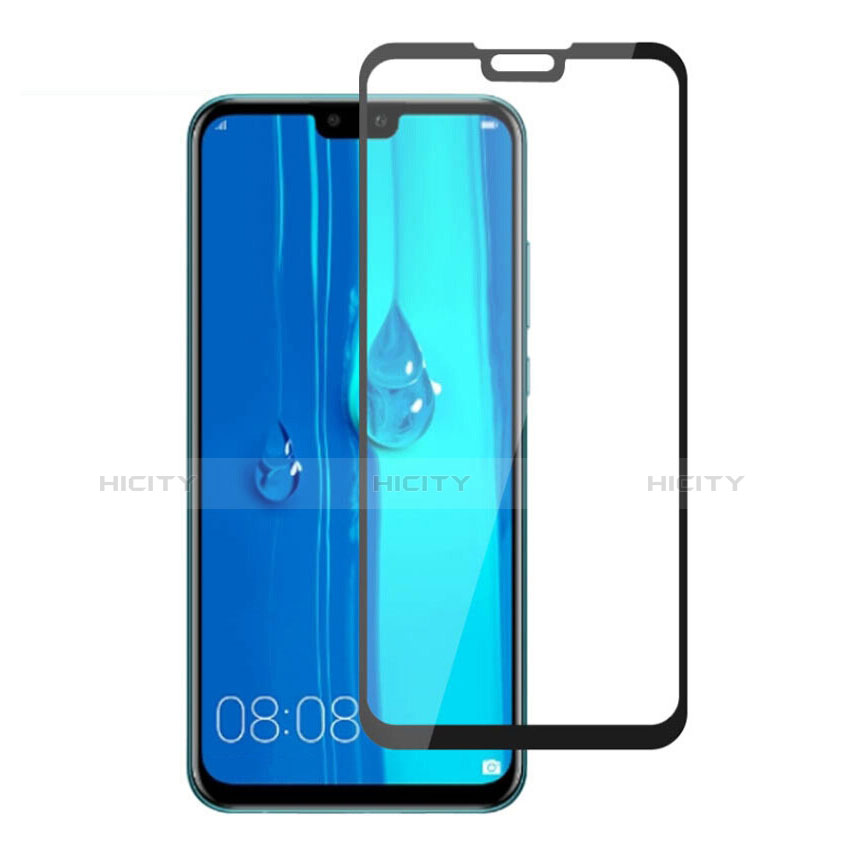 Pellicola in Vetro Temperato Protettiva Integrale Proteggi Schermo Film per Huawei Y9 (2019) Nero