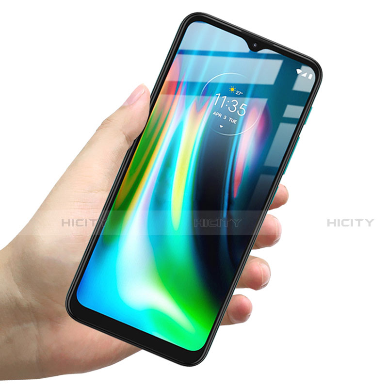 Pellicola in Vetro Temperato Protettiva Integrale Proteggi Schermo Film per Motorola Moto G9 Play Nero