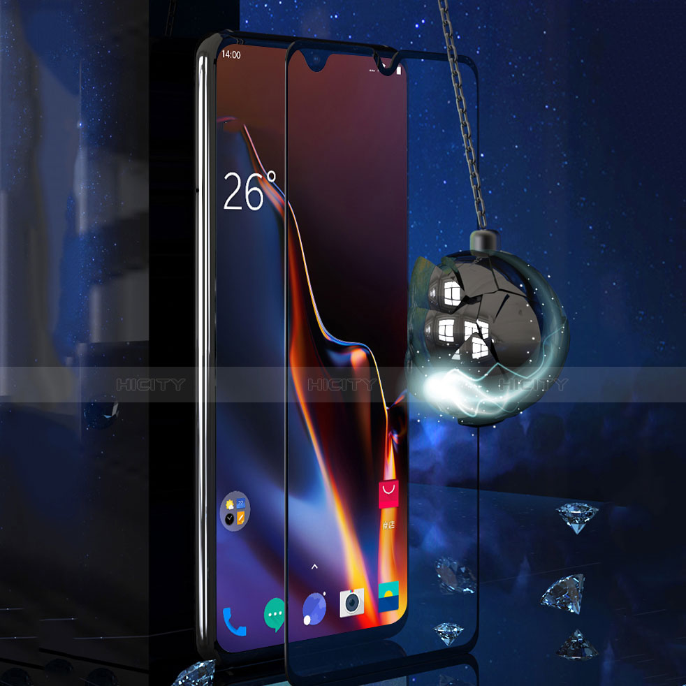 Pellicola in Vetro Temperato Protettiva Integrale Proteggi Schermo Film per OnePlus 6T Nero