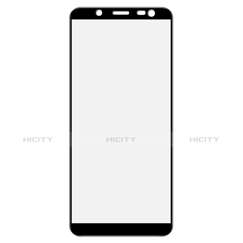 Pellicola in Vetro Temperato Protettiva Integrale Proteggi Schermo Film per Samsung Galaxy J6 (2018) J600F Nero