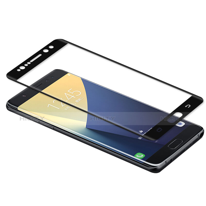 Pellicola in Vetro Temperato Protettiva Integrale Proteggi Schermo Film per Samsung Galaxy Note 7 Nero