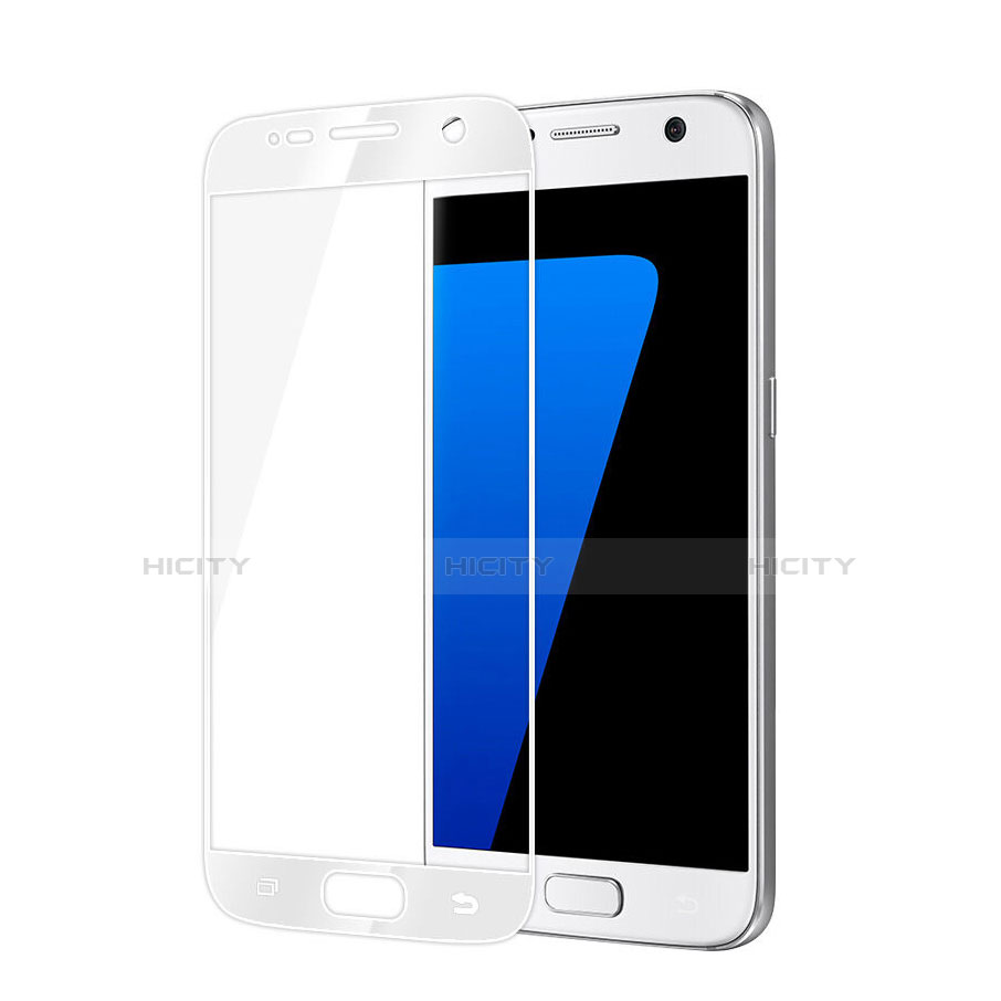 Pellicola in Vetro Temperato Protettiva Integrale Proteggi Schermo Film per Samsung Galaxy S6 SM-G920 Bianco