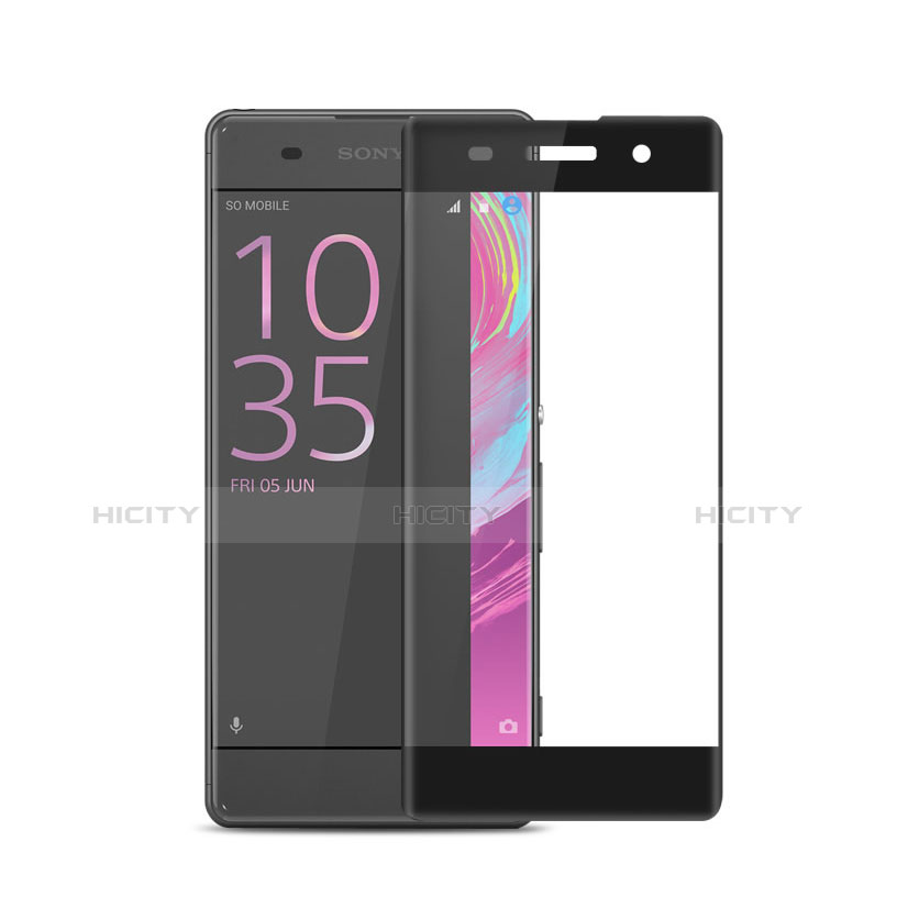 Pellicola in Vetro Temperato Protettiva Integrale Proteggi Schermo Film per Sony Xperia XA F3111 (2016) Nero