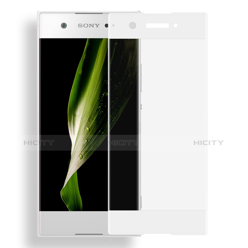 Pellicola in Vetro Temperato Protettiva Integrale Proteggi Schermo Film per Sony Xperia XA1 Bianco