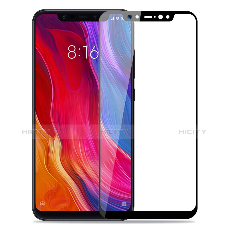 Pellicola in Vetro Temperato Protettiva Integrale Proteggi Schermo Film per Xiaomi Mi 8 Explorer Nero