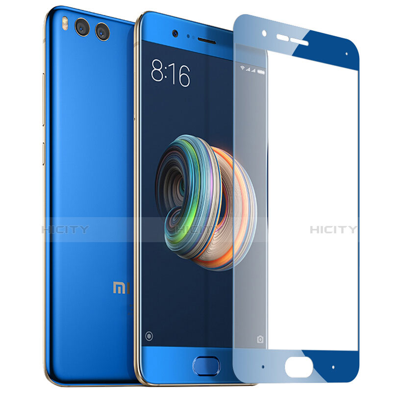 Pellicola in Vetro Temperato Protettiva Integrale Proteggi Schermo Film per Xiaomi Mi Note 3 Blu