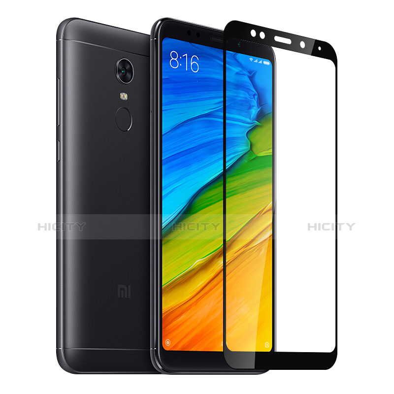 Pellicola in Vetro Temperato Protettiva Integrale Proteggi Schermo Film per Xiaomi Redmi 5 Plus Nero