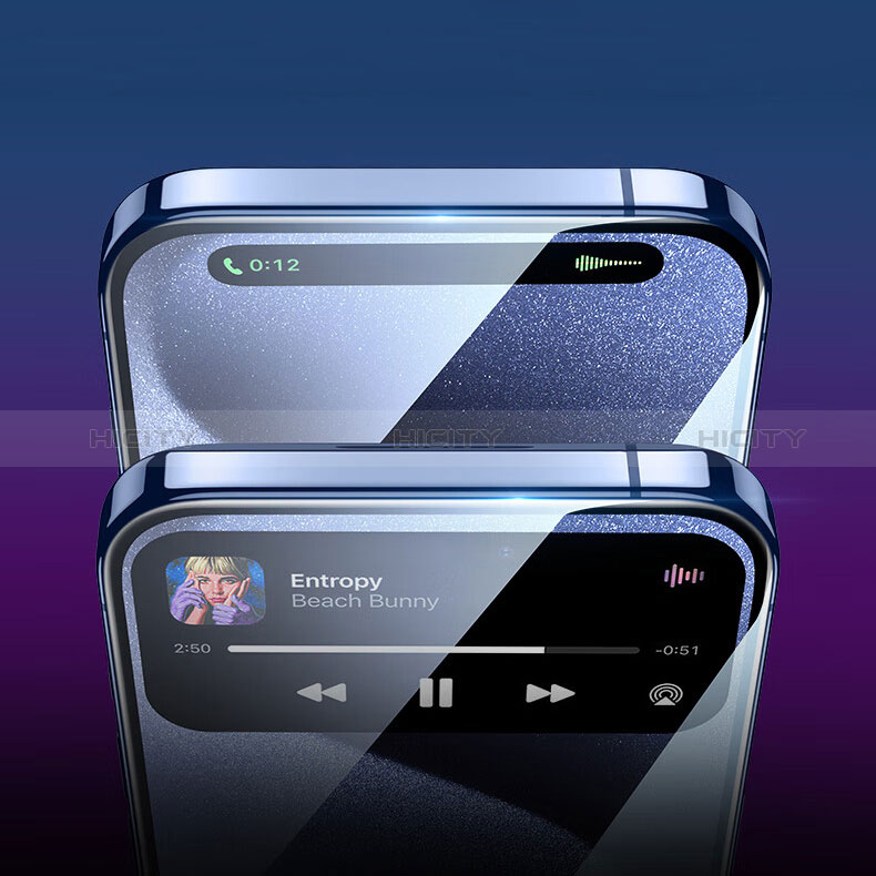 Pellicola in Vetro Temperato Protettiva Integrale Proteggi Schermo Film U06 per Apple iPhone 14 Pro Max Nero