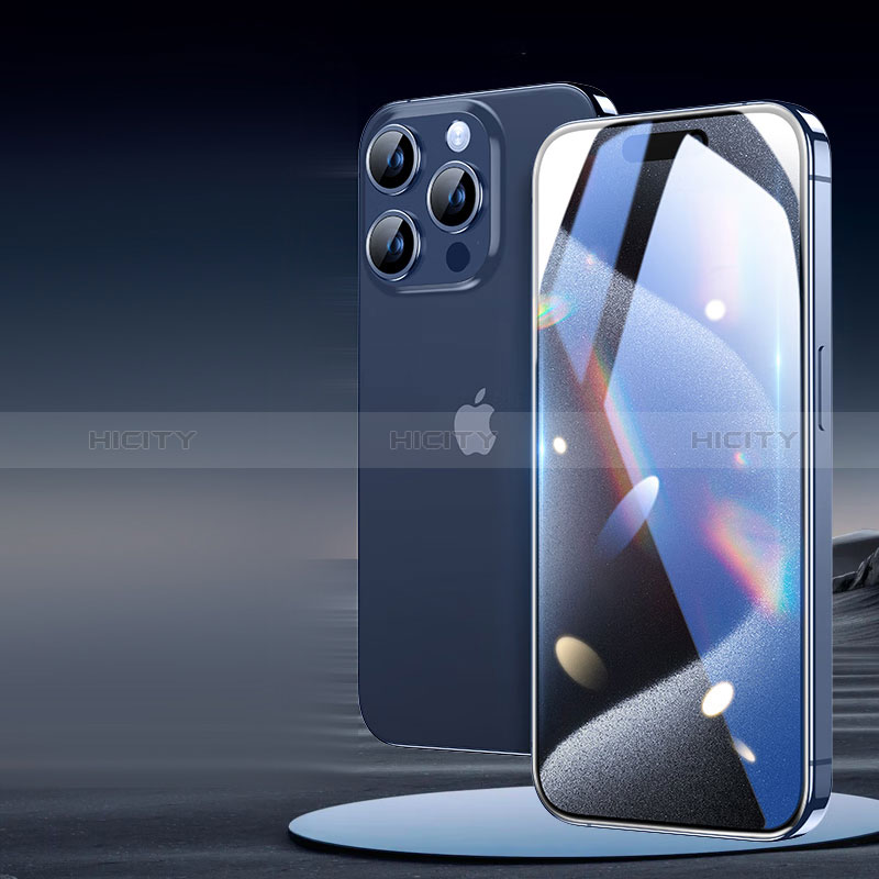 Pellicola in Vetro Temperato Protettiva Integrale Proteggi Schermo Film U06 per Apple iPhone 14 Pro Nero