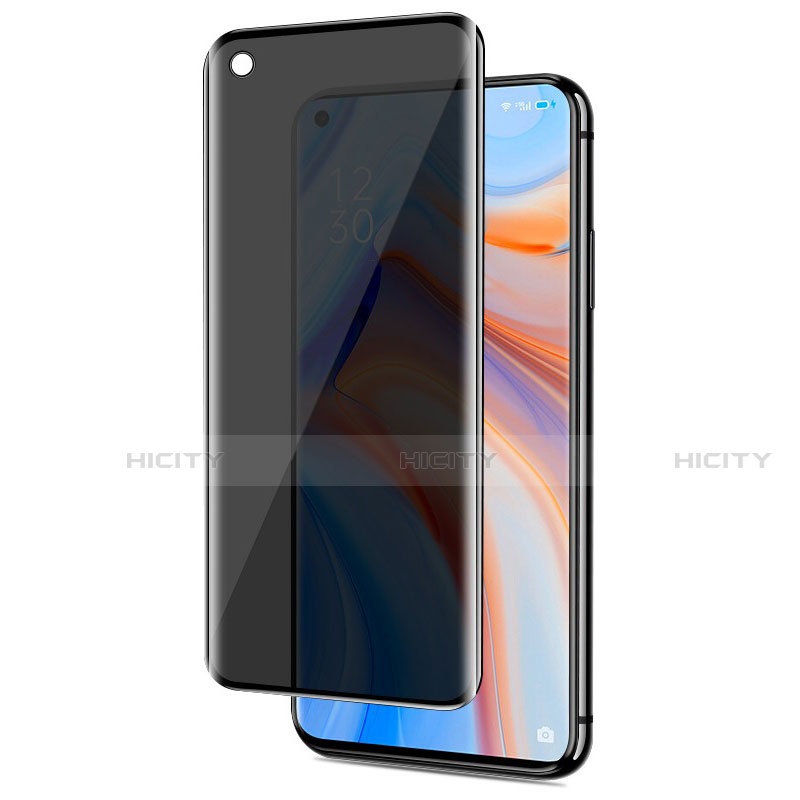 Pellicola in Vetro Temperato Protettiva Privacy Proteggi Schermo Film M01 per Oppo Reno4 Pro 5G Chiaro