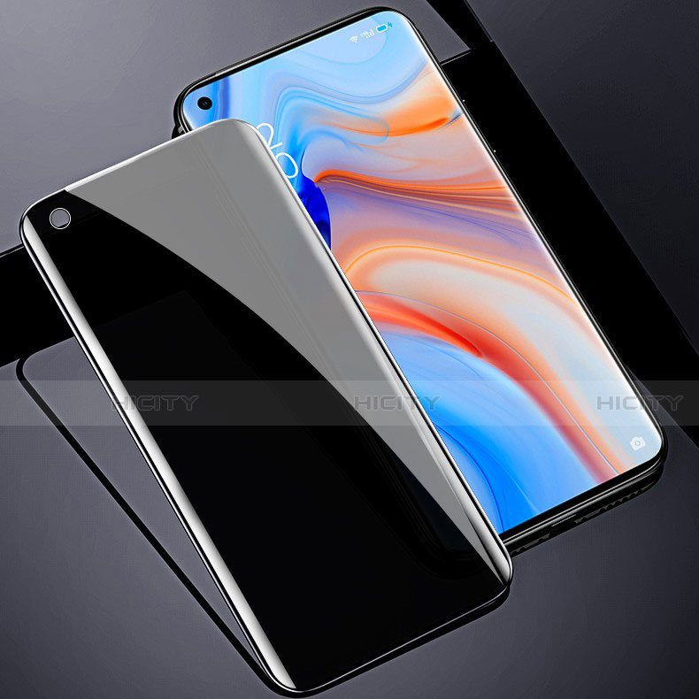 Pellicola in Vetro Temperato Protettiva Privacy Proteggi Schermo Film M01 per Oppo Reno4 Pro 5G Chiaro