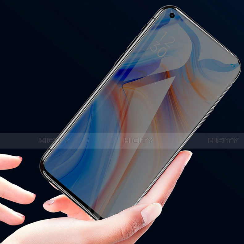 Pellicola in Vetro Temperato Protettiva Privacy Proteggi Schermo Film M01 per Oppo Reno4 Pro 5G Chiaro