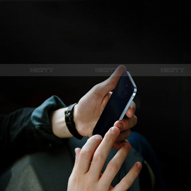 Pellicola in Vetro Temperato Protettiva Privacy Proteggi Schermo Film M05 per Apple iPhone 13 Mini Chiaro