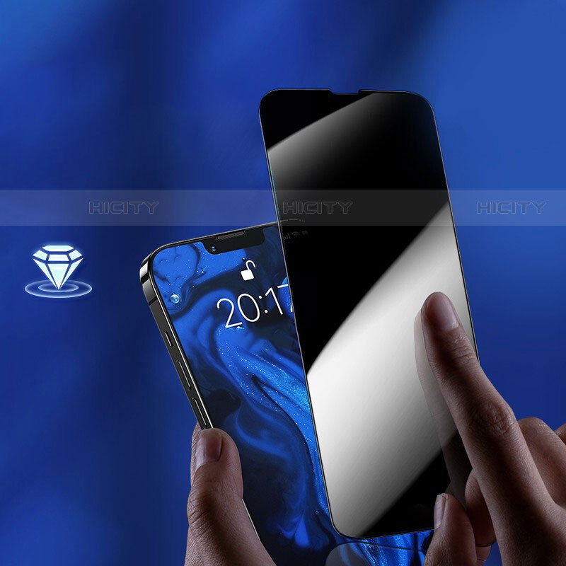 Pellicola in Vetro Temperato Protettiva Privacy Proteggi Schermo Film M09 per Apple iPhone 13 Mini Chiaro