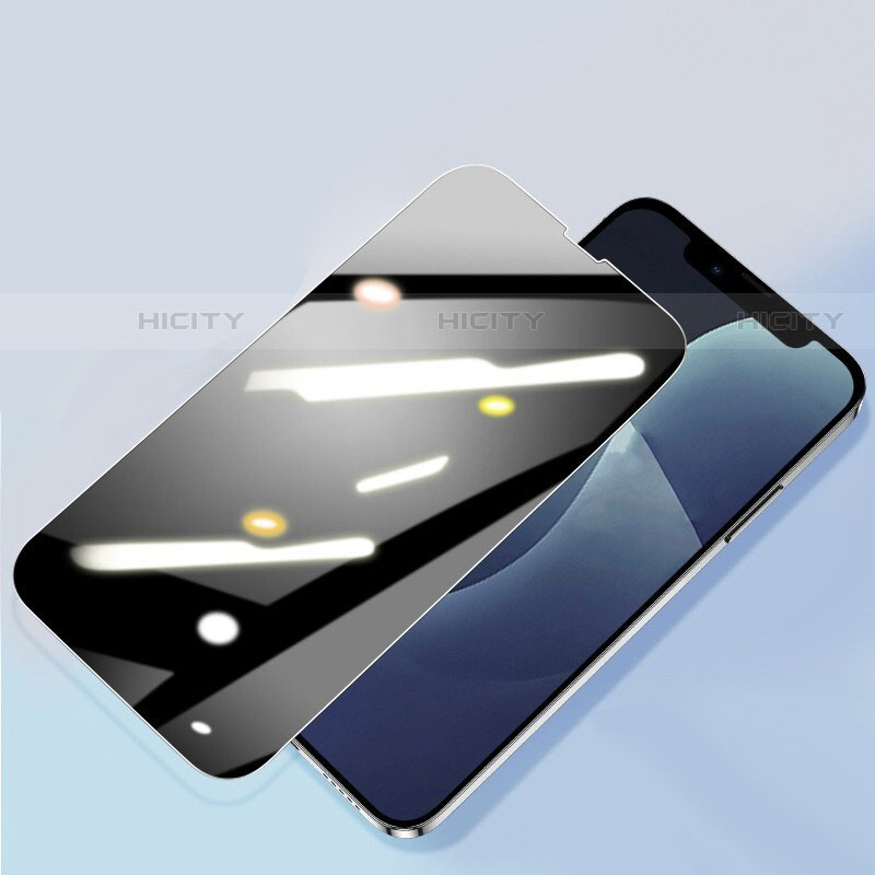 Pellicola in Vetro Temperato Protettiva Privacy Proteggi Schermo Film M09 per Apple iPhone 13 Mini Chiaro