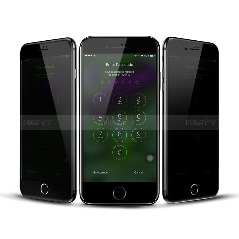 Pellicola in Vetro Temperato Protettiva Privacy Proteggi Schermo Film per Apple iPhone 7 Chiaro