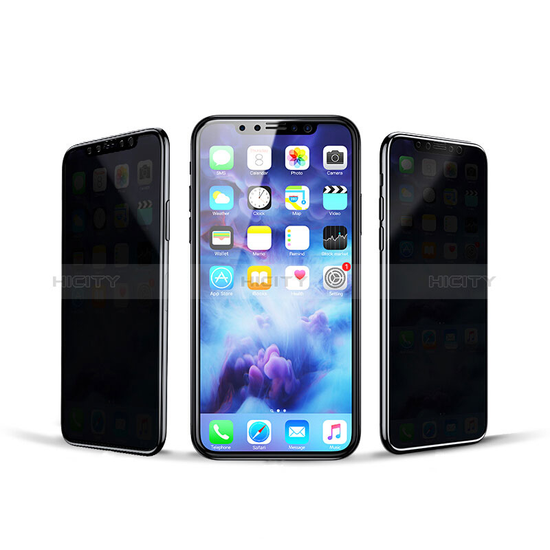 Pellicola in Vetro Temperato Protettiva Privacy Proteggi Schermo Film per Apple iPhone X Chiaro