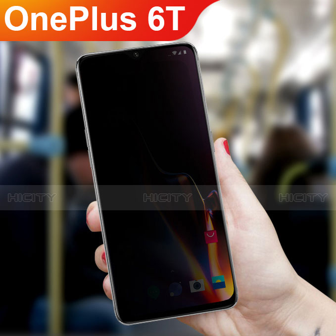 Pellicola in Vetro Temperato Protettiva Privacy Proteggi Schermo Film per OnePlus 6T Chiaro