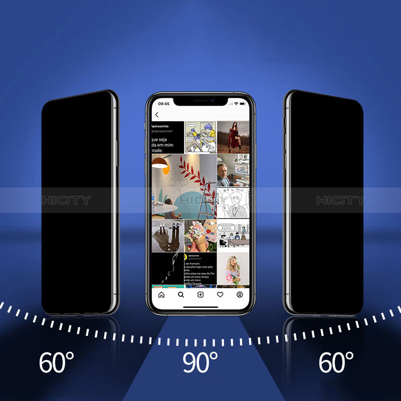 Pellicola in Vetro Temperato Protettiva Privacy Proteggi Schermo Film per Xiaomi Mi 12T 5G Chiaro
