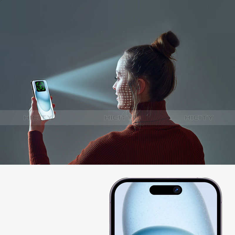 Pellicola in Vetro Temperato Protettiva Privacy Proteggi Schermo Film S01 per Apple iPhone 14 Plus Chiaro