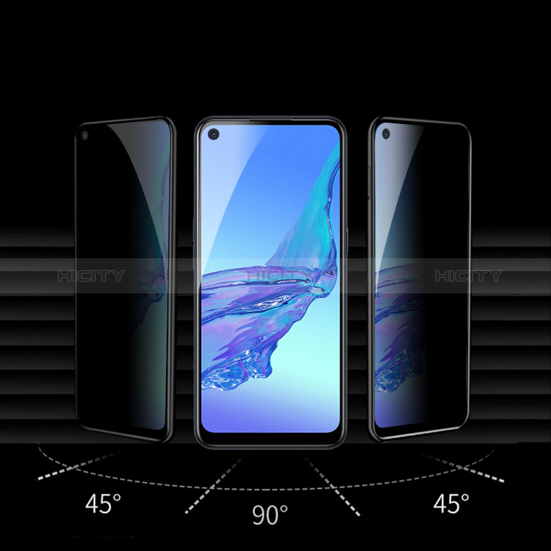 Pellicola in Vetro Temperato Protettiva Privacy Proteggi Schermo Film S03 per Oppo Find X5 5G Chiaro