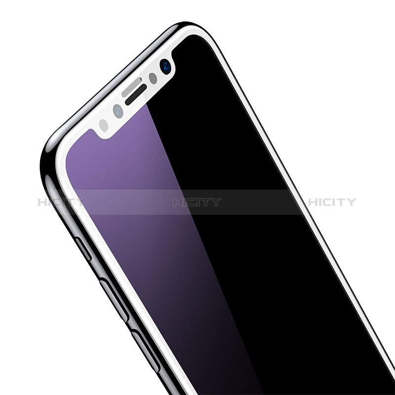 Pellicola in Vetro Temperato Protettiva Proteggi Schermo Film 3D per Apple iPhone X Bianco