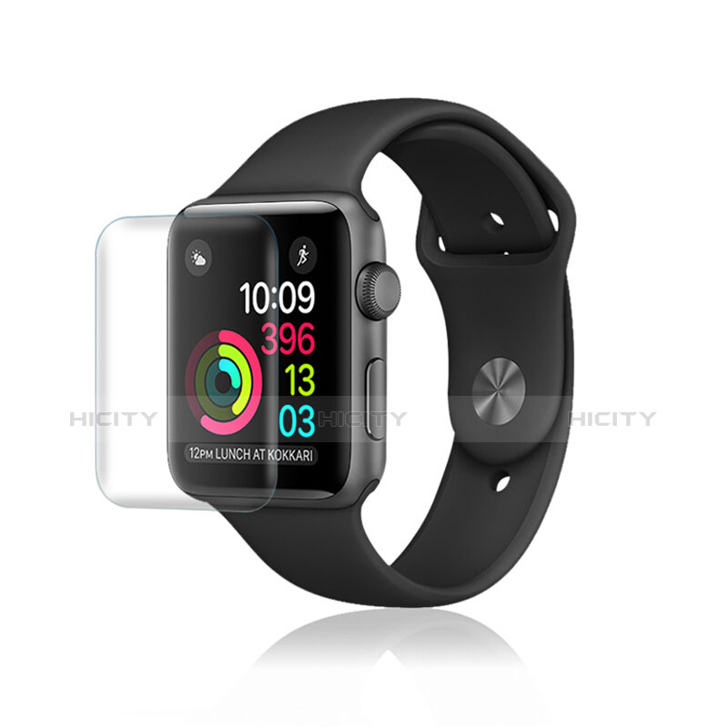 Pellicola in Vetro Temperato Protettiva Proteggi Schermo Film F07 per Apple iWatch 2 38mm Chiaro