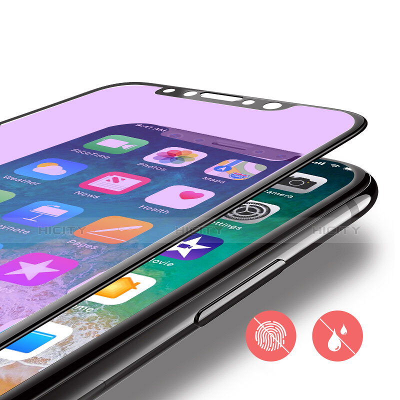 Pellicola in Vetro Temperato Protettiva Proteggi Schermo Film F08 per Apple iPhone X Chiaro
