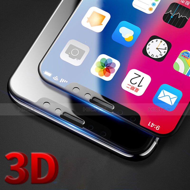 Pellicola in Vetro Temperato Protettiva Proteggi Schermo Film F08 per Apple iPhone X Chiaro