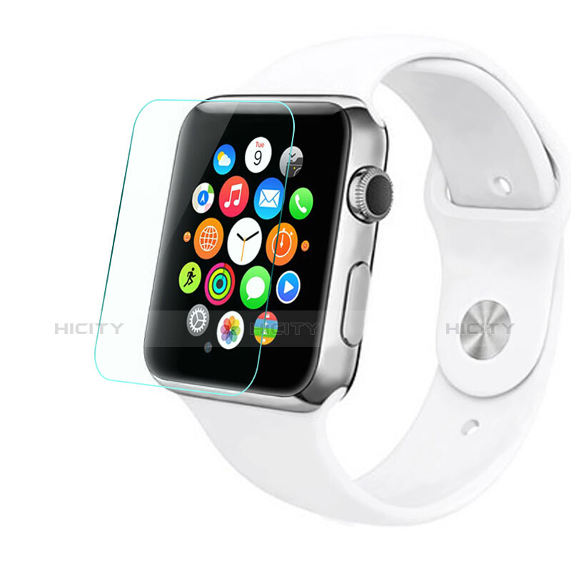 Pellicola in Vetro Temperato Protettiva Proteggi Schermo Film F08 per Apple iWatch 2 42mm Chiaro