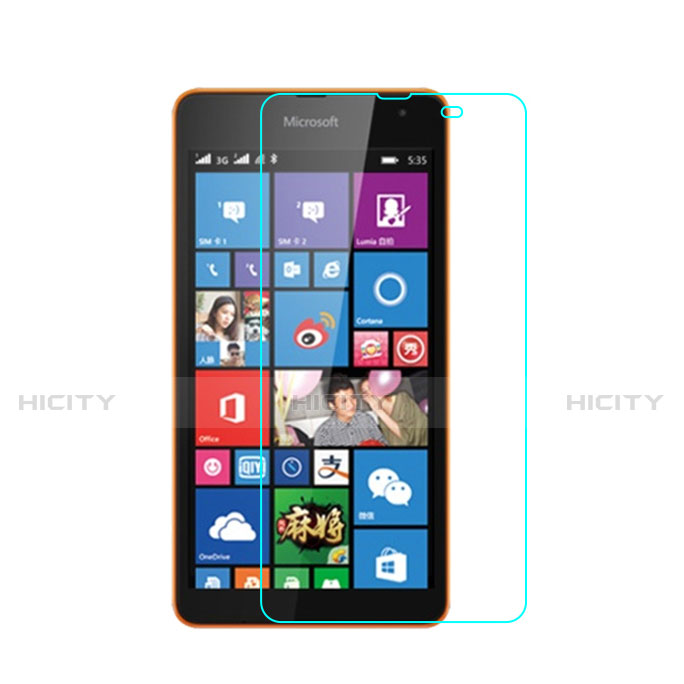 Pellicola in Vetro Temperato Protettiva Proteggi Schermo Film per Microsoft Lumia 535 Chiaro