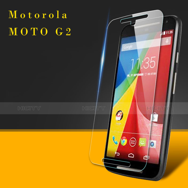 Pellicola in Vetro Temperato Protettiva Proteggi Schermo Film per Motorola Moto G (2nd Gen) Chiaro