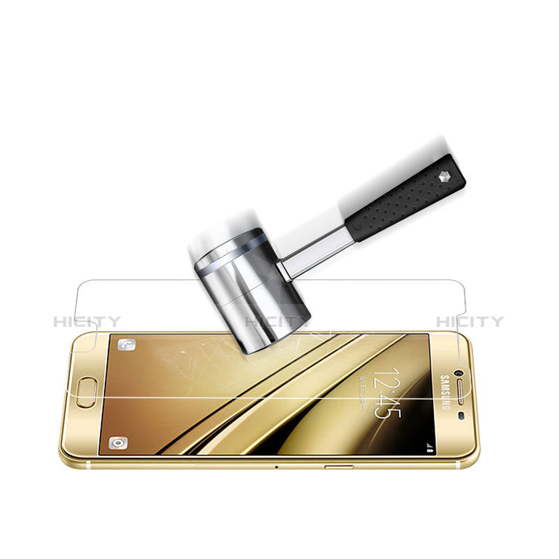 Pellicola in Vetro Temperato Protettiva Proteggi Schermo Film per Samsung Galaxy C7 SM-C7000 Chiaro