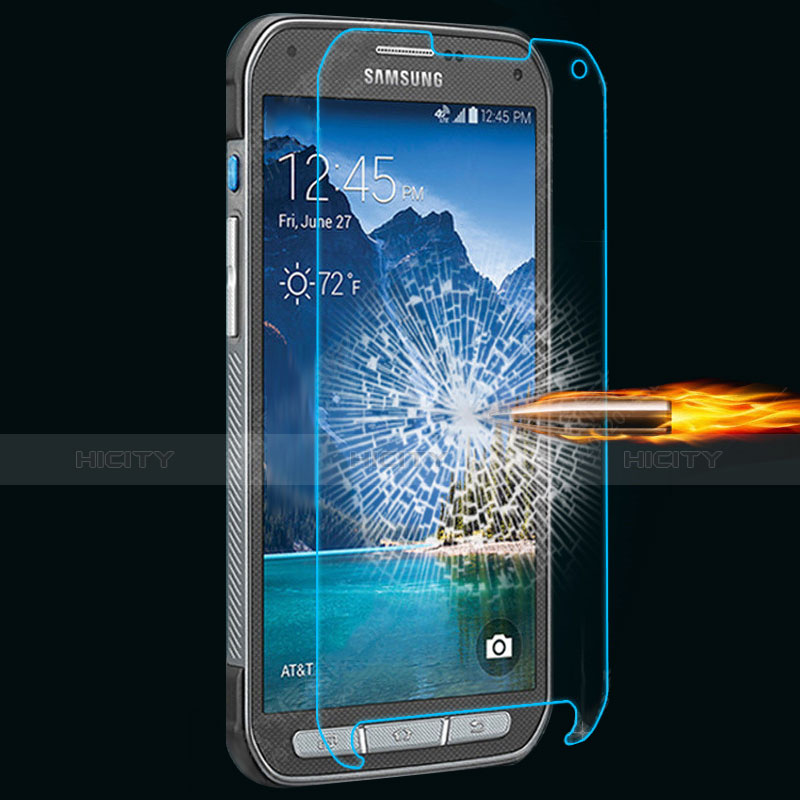Pellicola in Vetro Temperato Protettiva Proteggi Schermo Film per Samsung Galaxy S5 Active Chiaro