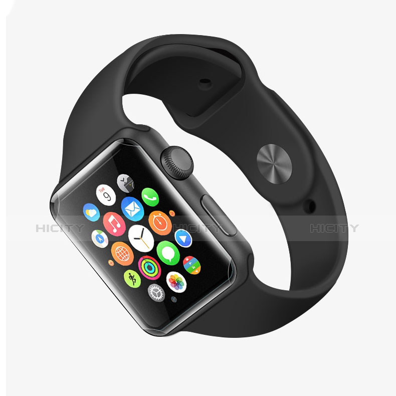 Pellicola in Vetro Temperato Protettiva Proteggi Schermo Film T01 per Apple iWatch 38mm Chiaro